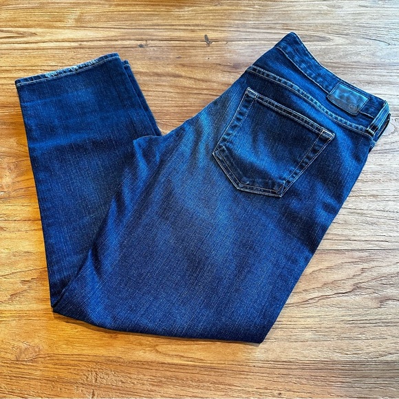 AG Adriano Goldschmied Women’s The Ex Boyfriend Slouchy Slim Wide Leg Denim Crop - Picture 1 of 10